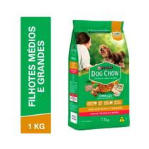 Ração Dog Chow Cães Adultos Minis e Pequenos Carne, Frango e Arroz 1 kg