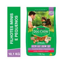 Ração Dog Chow Filhotes de Raças Pequenas Frango e Arroz - 10,1kg