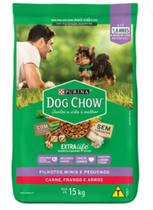 Ração Dog Chow Filhotes Raças Pequenas - Carne, Frango e Arroz - 15kg Ração Dog Chow Filhotes Raças Pequenas - Carne, Frango e Arroz - 15kg
