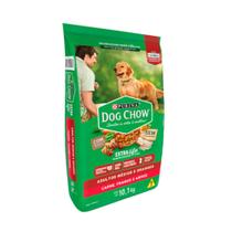 Ração Dog Chow para Cães Adultos de Porte Médio e Grande Sabor Carne, Frango e Arroz 10kg