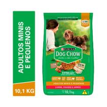 Ração Dog Chow para Cães Adultos de Raças Pequenas Sabor Frango e Arroz - 10,1kg