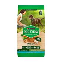 Ração Dog Chow para Cães Filhotes de Porte Médio e Grande Sabor Carne, Frango e Arroz - 15kg