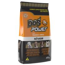 Ração Dog Power Frango e Arroz para Cães Sênior 7+ - 15 Kg