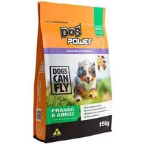 Ração Dog Power Frango e Arroz para Cães Sênior 7+ Macia Soft Crunch