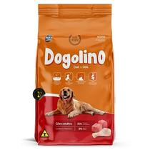 Ração Dogolino Dia a Dia Cães Adultos Carne Frango e Arroz 15Kg Premium - Alfapet