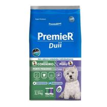 Ração Duii Para Cães Adultos Pequenos Cordeiro e Peru 2,5Kg - Premier Ambientes Internos