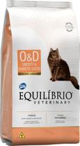 Ração Equilíbrio Veterinary Gatos Obesity Diabetic 2kg