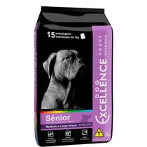 Ração Excellence 15Kg Dog Large Senior Nutrição Cães Idosos