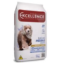 Ração Excellence Cães Adultos Raças Médias 15 Kg - Frango