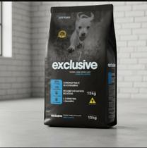 Ração Exclusive Super Premium Filhotes Frango Carne 15k 28 de Proteina Ração Exclusive Super Premium Filhotes Frango Carne 15k 28 de Proteina