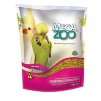 Ração Extrusada Calopsitas e Periquitos Pm13 300g Megazoo Ração Extrusada Calopsitas e Periquitos Pm13 300g Megazoo