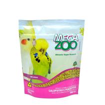 Ração Extrusada Calopsitas Periquitos Pm13 Megazoo 350g