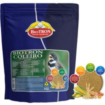 Ração Extrusada Coleiro 400g Biotron Alimento Para Papa Capim Coleirinha Baiano