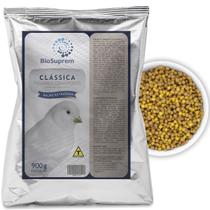 Ração Extrusada Completa Premium Canário Clássica 900g - Biosuprem Belga Mosaico Terra Cor Porte