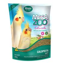 Ração Extrusada Megazoo Soft para Calopsitas c/ 350g