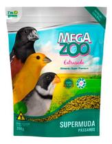 Ração Extrusada Megazoo Supermuda Para Pássaros - 350 G