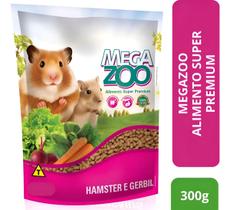 Ração Extrusada Para Hamster E Gerbil Megazoo 300g