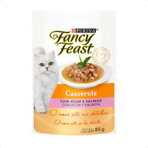 Ração Fancy Feast Casserole Atum E Salmão Gatos Adultos 85g