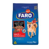 Ração Faro Para Cão Adulto Médio Carne/Fígado/Cereais 1Kg