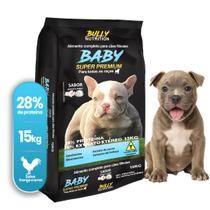 Ração Filhote American Bully Baby Super Premium 15Kg Crescimento Saudavel