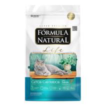 Ração Fórmula Natural Fresh Meat Gatos Adultos Castrados Salmão 15kg