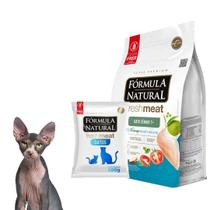 Ração Fórmula Natural Fresh Meat Para Gatos Sênior Sabor Frango, Chá Verde e Tomate 500g