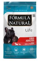 Ração Fórmula Natural Life Cães Adultos Mini E Pequeno 7kg