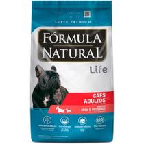 Ração Fórmula Natural Life Super Premium para Cães Adultos Raças Mini e Pequenas 15kg