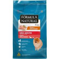 Ração Fórmula Natural Pró Super Premium Sabor Frango e Arroz Integral para Cães Adultos Raças Minis e Pequenas 1kg