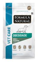 Ração Fórmula Natural Vet Care Obesidade Mini Pequeno 2kg Emagrecimento Saciedade Ração Fórmula Natural Vet Care Obesidade Mini Pequeno 2kg Emagrecimento Saciedade