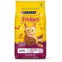 Ração Friskies 10,1Kg Mix de Carnes Pra Gatos Castrados