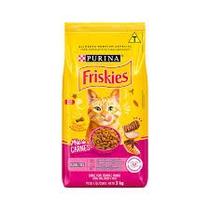 Ração FRISKIES gatos adultos Mix de Carne 3kg com 2 unidades