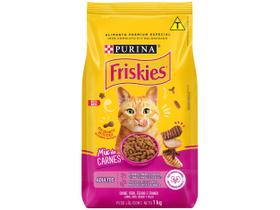 Ração Friskies Mix de Carne Gatos Adultos 1kg