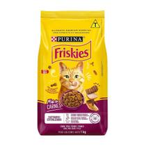 Ração Friskies Mix de Carne Gatos Castrados 1kg