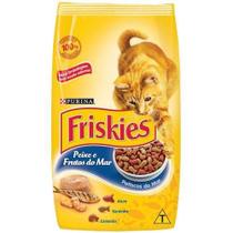 Ração Friskies para Gatos Adultos sabor Peixe e Frutos do Mar 3kg