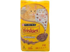 Ração Friskies Purina Seca Para Gatos Adultos E Castrados Megamix 3Kg