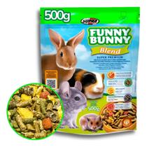 Ração Funny Bunny Blend 500g Coelho Porquinho India Hamster