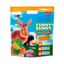 Ração Funny Bunny Delícias da Horta Para Coelhos e Pequenos Roedores - 1.8 Kg