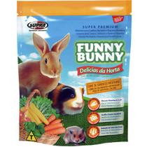Ração Funny Bunny Delícias da Horta para Coelhos, Hamster e Pequenos Roedores - Supra