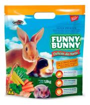 Ração Funny Bunny Delicias Da Horta Para Roedores 1,8kg