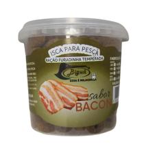 Ração Furadinha de Pesca em Pesqueiro Sabor Bacon 90g Biguá Ração Furadinha de Pesca em Pesqueiro Sabor Bacon 90g Biguá