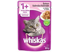 Ração Gato Whiskas Salmão Sachê 85g