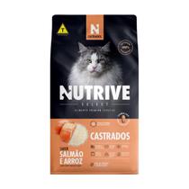 Ração Gatos Nutrive Select Castrados Salmão e Arroz 10,1kg