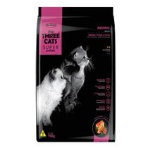 Ração Gatos Three Cats Super Adultos Salmão e Frango 15kg