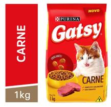 Ração Gatsy Gatos Adultos Carne 1kg