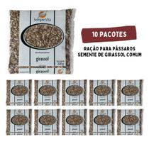 Ração Girassol Comum 250g Sempre Vita - Kit 10 Pacotes