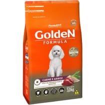 Ração Golden Cães Adulto Mini Bitz Carne e Arroz 3kg