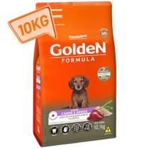 Ração Golden Cães filhotes Mini Bits 10kg Carne & Arroz