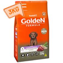 Ração Golden Cães Filhotes Mini Bits 3kg Carne Arroz - Premier