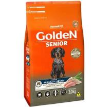 Ração Golden Cães Sênior Mini Bits Frango e Arroz 3Kg Ração Golden Cães Sênior Mini Bits Frango e Arroz 3Kg